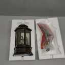 Christmas Village Snow Globes Church Nativity Water Lantern,Silent Night Music, Holiday Decorations Gifts for Family Children or Friends