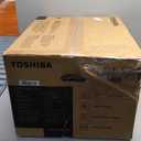 TOSHIBA EM131A5C-SS Countertop Microwave Ovens 1.2 Cu Ft with 12.4" Removable Turntable Smart Humidity Sensor, 12 Auto Menus Mute Function ECO Mode Easy Clean Interior, 1000W, Silver