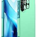 Red2Fire for Samsung Galaxy S25 Case, [Military Grade Drop Protection] Heavy Duty Full Body Shockproof Protection Non-Slip Phone Case for S25 Case 6.2 inch, Light Green