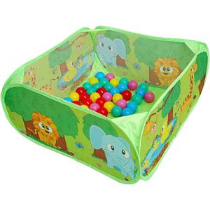 Ball Pit with 50 Balls, Pop-up Kids Pit Balls Pool, Play Tent for Babies Toddlers Boy Girls, Indoor Outdoor Play 29.5''x29.5''x11.8''