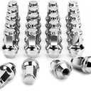 M14x2.0 OEM Lug Nuts Fit 2000-2014 Ford F150, 24PCS One Piece Design Factory Style M14-2.0 Wheel Lug Nuts for Expedition Lincoln Navigator Replacement Ford OE Stock 4L3Z1012A 7L1Z1012A Lugs Anti-Rust