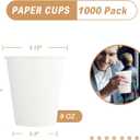 Lamosi 1000 Pack Paper Cups 8 oz, Disposable Coffee Cups, Paper Coffee Cups, 8 oz-25 Pack of 20