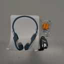 Bone Conduction Headphones, Open Ear Wireless Headphones with Microphone, Bluetooth 5.3, 6 Hours of Use Time, IPX5 and Sweat Resistant Sports Headphones for Outdoor, Workout, Cycling (Blue)