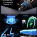 LISEN for 15W MagSafe Car Mount Charger,MagSafe Charger,Wireless Car Charger,Magnetic Phone Holder for Car,Phone Holders for Your Car Accessories for Women Men Jeep Ford F150 for iPhone 17-12,Samsung (Black)