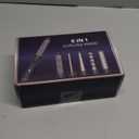 5 in 1 Wand Curling Iron Set, Hair Styling Tools with Thermal Brush and 4 Interchangeable Ceramic Barrels from 1/2 to 1 1/2 inch, Fast Heating, Dual Voltage Hair Curler, Gifts for Women (Rose Gold)