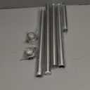 Shower Curtain Rod, 1" Diameter Heavy Duty Tension Shower Rod, Non Slip Adjustable 28-74 inch No Drill Shower Curtain Rods Spring Tension For Bathroom, Shower Stall, No Rust, Brushed Nickel