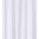 N&Y HOME Fabric Shower Curtain Liner 60 x 78 inch Long Stall Size, Hotel Quality, Washable, Water Repellent, White Bathroom Curtains with Grommets, 60x78