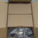 Haidms 3 Pack Matte Black Door Knobs Interior, Privacy Interior Door Knob for Bedroom or Bathroom Classic Black Round Doorknobs Hardware(Square Panel Interior Door Konbs)