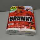 Brawny Tear-A-Square 3-Ply Paper Towels, 2 Double Rolls = 4 Regular Rolls, Strong, Absorbent, and Durable with 3 Sheet Sizes (Quarter, Half, Full)