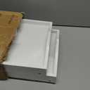 Artmeer Bed Tray Table with Foldable Legs,Bamboo Breakfast Tray with Handles Ideal for Sofa, Bed, Eating,Working,Used As Laptop Desk Snack Tray 2 Pack(White)