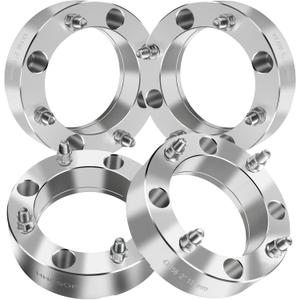HHCSOP 4x156 2" ATV Wheel Spacers for Polaris RZR 900 2015-2017, Polaris RZR XP 1000 2014 2015 2016 2017 2018, 4PCS Silver Wheel Adapters with M12x1.5 Studs & 131mm Bore