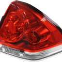 TRQ Passenger Side Tail Light Assembly Compatible with 2006-2013 Chevrolet Impala 2014-2016 Impala Limited GM2801193