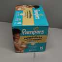 Pampers Swaddlers Diapers, Size 0 (up to 10 lbs), 84 Count, Absorbent, Keeps Baby Dry and Comfortable, Skin Safe Disposable Baby Diaper (Newborn)