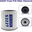 S3227 Fuel Filter Marine Fuel Water Separator Element Replacement for Marine Outboard Motor Mercury Replace S3227, 320R, 490R-RAC-01, 18-7948, 9-37882, 18-7922, 18-7922-118-7948