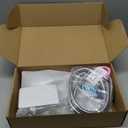 Wide Rain Shower Head With 5 Modes Handheld Showerheads, High Pressure Showerhead Combo with Extension Arm for Bathroom Accessories, Adjustable Shower Head with Anti-Clog Nozzles (Chrome)