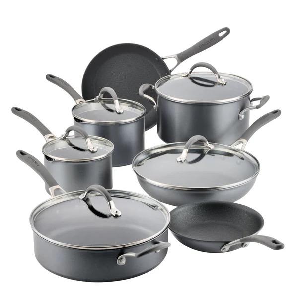 12-Piece ScratchDefense™ Nonstick Cookware Set