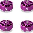 4PCS 1303 Brushless Motor RC Micro Motor for FPV UAV Drone Quadcopter Multicopters Toothpick Drone (8000KV, Purple)