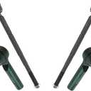 TRQ Front Inner and Outer Tie Rod Set Compatible with 2015-2022 Chrysler 300 Dodge Challenger Charger
