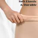 Women's Thermal Tights Without Fleece Lined Nude Opaque Leggings Warm Winter Skin Colored Footed Tights (M)