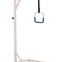 VEVOR Trapeze Bar for Bed Mobility, Height-Adjustable Free-Standing Trapeze Bar with 2 Wheels, 300LBS Capacity Bed Pull-Up Assist for Elderly Disabled, Ideal for Hospital, Nursing Home & Home Care
