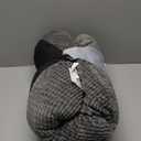 MIXJOY Small Dog Bed Cat Bed with Blanket Attached, Round Hooded Cozy Dog Cave Beds for Small Dogs, Soft Plush Cuddler Puppy Pet Bed, Anti-Slip Bottom, 23inch