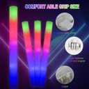 30 Pieces Led Foam Sticks - Flashing Glow Sticks Party Supplies Light Up Baton Wands for Kids, Raves, Birthday, Wedding, Christmas, Halloween, Children Toy