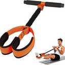 Upgrade Pedal Resistance Band with Handles - Thickened Latex Tubes & Soft Foam Foot Pedal for Full Body Workout, Core/ABS, Legs, Glutes, Arms, Pilates, Physical Therapy