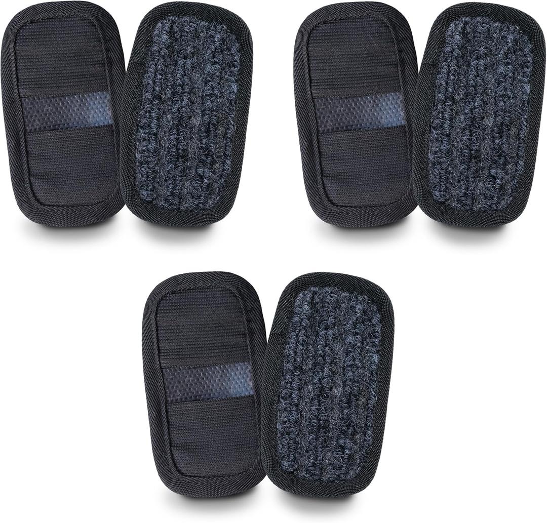 Top Glides Glide Pads Walker Ski Glide Covers - 3 Pairs (Black)
