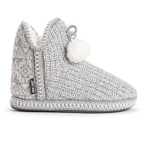 Muk Luks Black Amira Women's Slippers, XL-11/12