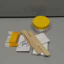 Nad's 100% Natural Sugar Wax Kit, Vegan, Hypoallergenic, No-heat Formula Waxing Sugar Paste, Includes 6 Wooden Spatulas, 10 Reusable 100% Cotton Strips, 1 Pre-wax Cleansing Soap & Sugar Wax 6oz