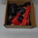 AIBREAY 2 Pack X Winder Launchers, with X Grip for Easy Control,Battling Gyro Accessories (Black+Red)