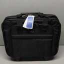  Lekebobor Rolling Laptop Bag With a Compact Combination LockRolling Laptop Briefcase on Wheels for Women/Men Fits Up to 15.6Inch computer Bags Water Resistant for Work Travel and Business, Black : Electronics