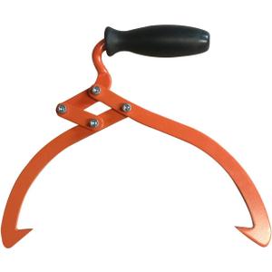 Log Tongs Logging Skidding Tongs Non-Slip Grip- Log Lifting, Handling, Dragging & Carrying Tool (16 in)