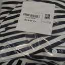 IDOPIP Women Black Striped Halloween Cosplay Costume Dress Elegant Tie Neck Midi Dress 1950s Vintage Cocktail Shirt Dress (XX-Large, Black and White)