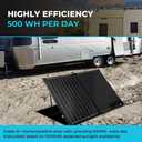 Renogy 100W Portable Solar Panel, 25% High Efficiency Solar Panel Kit with 20A Charger Controller for 12V Battery&Power Station, N-Type Foldable Solar Panels w/Tempered Glass for RV, Camping Off-Grid