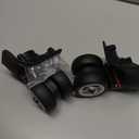 2Pcs Luggage Replacement Wheels, Suitcase Swivel Coaster Wheels