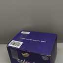 ColoVie 20oz Mixed Drinking Glasses with 6 Colors, Thicken Reusable Glass Tumblers with Lids and Straws, Removable Silicone Sleeve for Hot or Iced Drinking, Unique Colorful Glass Cups