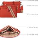 Real Leather Small Crossbody Bags/Purses For Women With Adjustable & Removable Strap