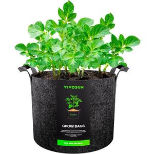 VIVOSUN 1 Pack 45 Gallon Grow Bag, Fabric Pot with Handles for Vegtables and Plants