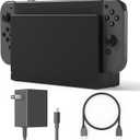 TV Dock Station for Switch/Switch OLED Replacement 3-in-1 Includes Original IC Module, AC Charger & High-Speed HDMI Cable, Supports 1080P HD Output & Console Charging (Not Compatible with Switch 2)