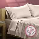 TEXAS LINEN CO. Egyptian Cotton King Bed Sheets - 800 Thread Count 4 PC Taupe King Sheet Set, Sateen Weave Luxury Hotel Sheets, Soft, Cooling Bedsheet, 16" Deep Pocket (Fits Upto 18" Mattress)