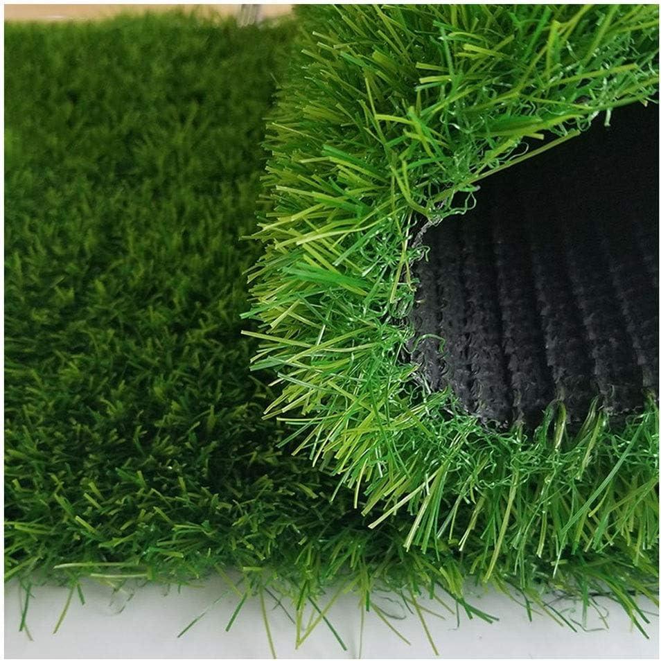 Synthetic Artificial Grass Turf 0.082ft Pile Height 3.3ft3.3ft, High Density Fake Faux Grass Turf