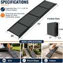 Dog Ramp for Car, 71 x 20 in Folding Pet Ramp for Large Dogs, 250 lbs