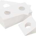 PATIKIL 2x2 Coin Flips, 400 Pack 20.5mm Cardboard Coin Holder Paper Coin Holders for Coin Collection Supplies Collector, White