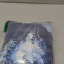 Ocean Wave Luggage Cover for Suitcase  Travel Suitcase Protector with Artistic Japanese Sea Design, Elastic Washable Baggage Cover for 18-22 Inch Luggage,S (27)