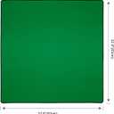 plusvivo Mahjong Mat Anti Slip and Noise Reduction Table Cover for Mahjong Paigow Poker Dominos 32.6" x 32.6"(83cm x 83cm) Green