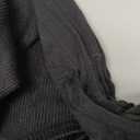 ZESICA Women's Long Sleeve Midi Sweater Dress 2026 Fall Crewneck Knit A Line Pleated Flowy Long Dresses with Belt,Black,Large