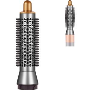 Small Round Volumizing Brush for Dyson Airwrap Attachments Smaller Round Brush Attachment for Dyson Air Wrap Styler, Fluff up and Volumize for Styling (Gold)