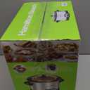 Hamilton Beach 4 Quart Programmable Slow Cooker with Flexible Easy Programming, 5 Cooking Times, Dishwasher-Safe Crock & Lid, Silver (33443)