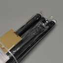 YNL Shower Curtain Rod 34-82 (2.8-6.8ft) Inches, Adjustable Spring Shower Rod No Drilling, Non-Slip, Never Rust, Stainless Steel, Suitable for Bathroom Window Living Room, Matte Black